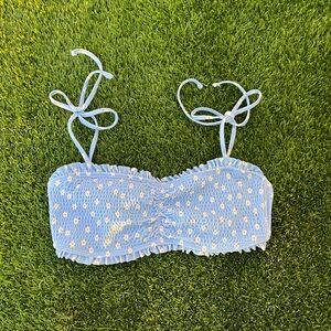 Hollister bandeau swim top.